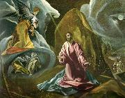 El Greco christ on the mount of olives oil painting reproduction